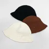 Cappello lavorato a maglia da donna all'uncinetto tinta unita tutto abbinato semplice secchiello per maglieria da donna 230920