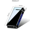 2022 New Metal Windproof Dual Arc USB Electric Plasma Lighter No Gas Fire With LED Power Men Gift