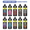 Buharlaştırıcı Vape 12000 Puflar Tek Kullanımlık E Sigara Şarj Edilebilir Mesh Bobin 12K Puf Vape Kalemi 2% 5% 16ml Otantik Güvenilir E-Leylak Vape