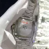 패션 맨 럭셔리 손목 시계 Moissanite Silver Colored Diamond Sustom Watch