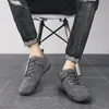 Kleding Schoenen Enkellaarsjes Voor Mannen 2023 Lente Man Casual Sneakers Antislip Kaki Werk Heren Schoen Korte Loafers Lace Up Zapatillas Hombre 231204