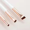 Makeup Borstes Eyebrow Brush Compact Portable Set för Brow Contouring 3 Fine Blade Eyeliner