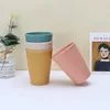 새로운 창조적 인 컬러 수직 패턴 컵 음주 컵 가정용 구강 세정제 컵 휴대용 칫솔 세척 마우스 컵