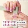 Semi Cured Gel Nail Strips Gel Nail Stickers Manicure Stickers and Includes Nail File, Sealing Strip & Wooden Stick