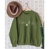 Dames T-shirts Rheaclots Lucky St Patrick's Day Print O-hals Casual sweatshirt met lange mouwen