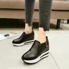 Height Increasing Shoes Silver Platform Shoes Hidden Heel Women Casual Platform Shoes Woman Sneakers Shoes for Women Height Increasing Wedges Shoes 231204