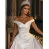 Abiti da sposa senza sposa da sposa affascinanti a-line dalla spalla Appliques in pizzo da sposa Brides Vestidos de noni