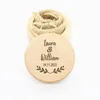 Party Supplies Personalised Wedding Ring Box Custom Wood Jewelry Boxrs Anniversary Gifts Engagement Keepsake Engraved Bearer