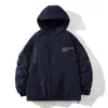 Herrjackor bergssystem Multi-Pocket Fashion Sports Jacket Fall och Winter Windproof Waterproof Casual Cortile Rushing