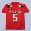 Jerseys Texas Tech TTU Football Jersey College Patrick Mahomes II Donovan Smith Tahj Brooks Jerand Bradley Loic Fouonji Bli