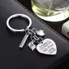 12pcs Charms en métal Porte-clés Il faut un grand cœur pour aider à façonner les petits esprits Porte-clés BPPLE Règle ABC Lettres Enseignants Porte-clés Ri244q