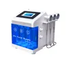 Hydrodermabrasion portable 7 en 1 de premier ordre Aqua Oxygen Jet Rajeunissement de la peau Hydratant Bio Cicatrice d'acné Instrument exfoliant réparateur avec 3 poignées LED PDT