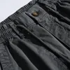 Men's Tracksuits Elmsk Japanese Loose Oversized Workwear Pants Spring/Summer Elastic Waistband Leggings Hong Kong Trendy Casual