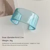 Браслет Модный прозрачный акриловый браслет широкий для женщин полимерные браслеты для вечеринок дизайнерские подвески для девочек ювелирные изделия подарки аксессуары