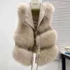 Manteau de fourrure pour femmes, mode automne hiver, gilet pour femmes, épissure courte, débardeur pour jeunes, vêtements