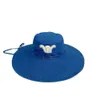 C chapeau des créateurs chapeaux Big Gee Hat Fisherman chapeau suspendu corde de jean unisexe celi chapeau uqmg