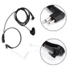 2 Radio Earpiece Way Throat Microphone Earpiece Microphone for - Driving/driving Wireless Radio Intercom System