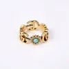 Ring für Männer und Frauen, Unisex-Ringe, modischer Ghost-Designer-Schmuck, goldene Farbe, 251 g