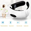 Massaging Neck Pillowws Electric Pulse Back and Neck Massager Far Infrared Heating Pain Relief Health Care Relaxation Tool 231204