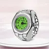 Horloges Ring Horloge Verkopen Creatieve Legering Shell Vinger Ronde Wijzerplaat Paar Mannen En Vrouwen Relogios Masculinos De Luxo Origineel