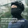 Cycling Caps Masks ROCKBROS Winter Face Mask Breathable Ski Cycling Scarf Running Training Balaclava Outdoor Sports Warm Winderproof Bike Equipment 231204