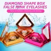 3D Mink Hair False Eye Lashes with diamond shape box 5 colors 16styles for eyelash in stock LL