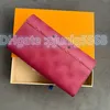 Cartera larga para hombre Carteras de diseñador para mujer Titular de la tarjeta Monedero Pasaporte Titulares de tarjetas en relieve negro Monederos de lujo Monederos Bolsa para llaves Cerradura de metal de cuero genuino