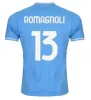 23 24 Lazio Immobile Soccer Jerseys Maglie 2023 IMMOBILE LUIS BASTOS SERGEJ BADELJ LUCAS J.CORREA ZACCAGNI MARUSIC Männer Kinder Kit Fußballtrikot 10. Jahrestag