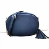 Evening Bags Fashion Cute Satchels Charm Tassel For Women Small Luxury Shoulder Bag Leather Oval Cross Body Purses332O