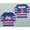 Niestandardowa legenda hokeja Bobby Hull 9 Hockey Jersey Top Sched S-M-L-XL-XXL-3XL-4XL-5XL-6XL
