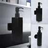 Liquid Soap Dispenser Stainless Steel Bathroom Accessories Hand Press Tower Shampoo Dispensers Wall Mounted And Lotion Black