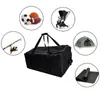 Sacs de golf Sac de chariot de golf Sac de transport pliable à 3 roues Chariots Protecteur de couverture Noir - Couverture de grande capacité pliable 231204