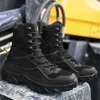 Botas Homens Tático Exército Militar Deserto À Prova D 'Água Tornozelo Ao Ar Livre Trabalho Sapatos de Segurança Escalada Caminhadas 231204