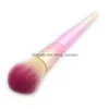 Makeup Brushes Rainbow Handle Foundation Single Brush Concealer Powder Blusher Woman Cosmetic Fashion Drop Delivery Health Beauty To Dhfop