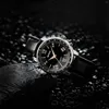 Relógios de pulso Business Quartz Watch Ponteiro-tipo Resistente a arranhões Relógio de pulso para namorado presente de aniversário