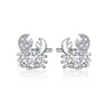 Boucles d'oreilles Harajuku mode luxe concepteur italien 925 argent Sterling crabe rose pour les femmes Egirl doux Cool esthétique