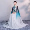 Этническая одежда, женское улучшенное китайское платье Cheongsam, сексуальное длинное модельное платье для показа, модные женские платья, кантата, макси