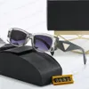Damskie okulary przeciwsłoneczne projektant męskich liter ulicznych okularów