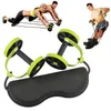 AB Rollers Abdominal Double Wheel Roller Hem Gym Muskel Midja Arm Träningsutrustning Pull Rep Motstånd Band Slimme Device 231104