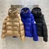 2023 new winter down jacket hooded thickened white goose down all-match vest jacket men and women same style star bread jacket