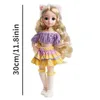 Dolls 30cm 11 8in Articulated Doll Girl Princess Imitation Toy Birthday Present Multiple Style Selection Bag 231204