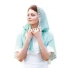 Scarves 652F Summer Shawls Cocktail Party Hooded Shawl For Girls Princess Accessories Short Cape With Lace Lady Shrug