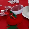 Christmas Decorations Tree Decoration Ornaments Red Flocking Boots For Party Festive & Supplies