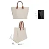 Evening Bags Women Fashion Large Capacity Strong Tough Canvas Handbag Tote Bag Shopping Shoulder Office Daily With Chain Strap