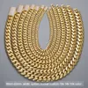 10-22mm Heavy Miami Cuban Link Chain Wholesale Cubana 10k 14k 18k 24k Gold Custom Hip Hop Jewelry Chunky Necklace for Men