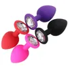 Vibratorer SML 100%Silikon Butt Plug Anal Plugs Unisex Sex Stopper 3 olika storlek Vuxna leksaker för Menwomen Trainer för par SM 231204