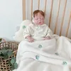 Filtar 127d Backable Baby som tar emot filt Coral Fleece Throw Warm Bath Handduk