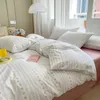 Spring new cotton four-piece set simple small floral design all-cotton bed sheet set three-piece light luxury bedding L23124