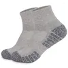 Chaussettes de sport d'hiver en coton pour hommes et femmes, serviette chaude et épaisse, bas de serviette, randonnée, cheville thermique, course à pied, marche