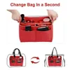 Felt Purse Insert Organizer Portable Cosmetic Bag Fit For Handbag Tote Various Bag Fashion Makeup Bag Organizer Necessaire 210729251G